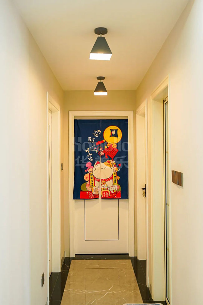 95㎡三居，靈活改造裝飾架構，塑造簡約輕便的小家